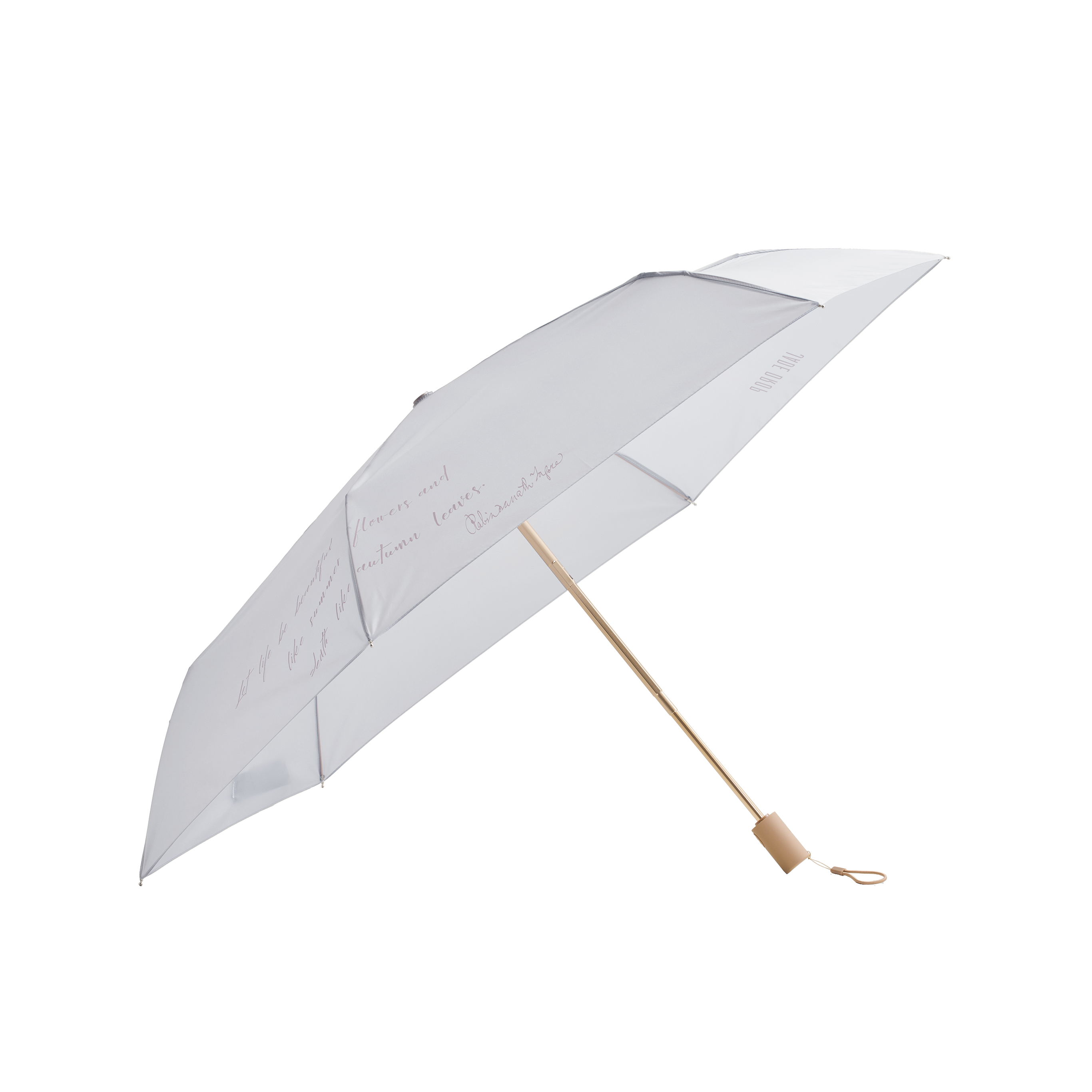 LONDON RAIN 輕量雅緻 防回彈自動傘 泰戈爾灰